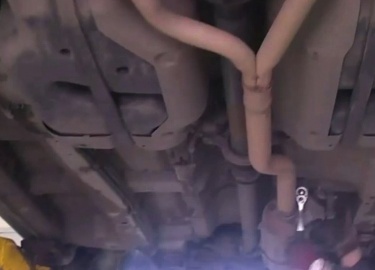 Как произвести замену сажевого фильтра хендай санта фе на универсальный катализатор подробно с фото и видео всё очень наглядно и понятно