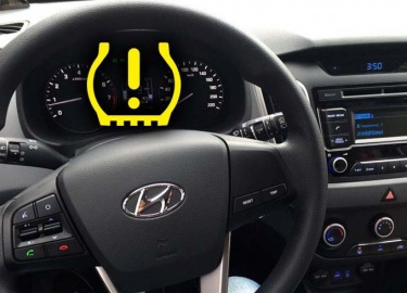 Как работает система мониторинга давления в шинах (TPMS) на Hyundai Creta. Как убрать ошибку. Какое давление должно быть зимой и летом. Установка д...