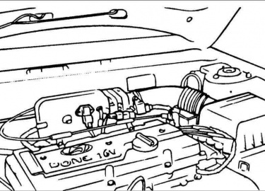 Технические руководства по ремонту и диагностике Hyundai Elantra 2000-2004 - снятие и установка двигателя и коробки передач. Характеристики, устран...