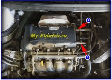 Замена прокладки клапанной крышки двигателя Хендай Элантра своими руками. Подробная фотоинструкция. Видеоматериалы.