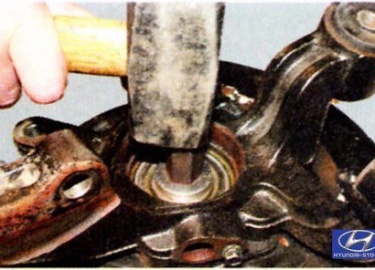 Статья о снятии установки ступицы заднего колеса автомобиля&nbsp;Tucson, фото, советы
