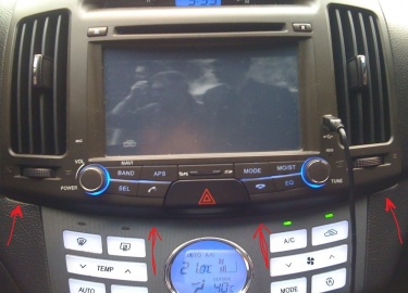 Технологический процсс замены штатной магнитолы Хендай Элантра. Причины замены. Последовательность действий по смени ...