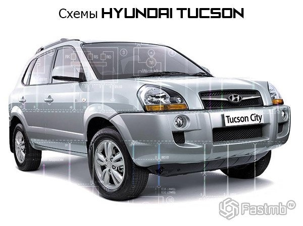 Электрические схемы Hyundai Tucson (2004-2010)